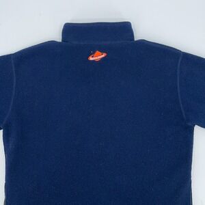 vintage NICKELODEON 1/4‎ Zip Fleece Pullover Jacket LARGE Sweater Cast Crew